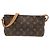 Louis Vuitton Monogram Trotteur Schultertasche Braun