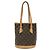 Borsa a tracolla Louis Vuitton Monogram Petite Bucket M42238 Marrone