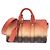 Borsa Boston Louis Vuitton Monogram Pigment Keepall Bandoulière 25cm Argento Arancione