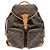 Zaino Louis Vuitton Monogram Montsouris Cargo Marrone