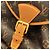 Zaino Louis Vuitton Monogram Montsouris Cargo Marrone - vista 4
