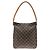 Borsa a tracolla Louis Vuitton Monogram Looping GM Marrone