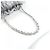 Borsa Loewe Flamenco Purse Medium Argento - vista 5