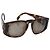 Occhiali da sole CHANEL Plastica Marrone Oro CC Auth bs36894 D'oro