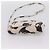 Borsa a tracolla Miu Miu in pelle beige argento Auth 200344M - vista 5