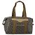 Borsa Boston SAINT LAURENT PVC Leather Gray Beige Auth ep15716 Marrone