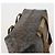 Borsa Boston SAINT LAURENT PVC Leather Gray Beige Auth ep15716 Marrone - vista 6