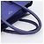 Céline Borsa a mano CELINE Luggage Micro Shopper in pelle blu e oro Auth 201981A D'oro - vista 7