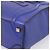 Céline Borsa a mano CELINE Luggage Micro Shopper in pelle blu e oro Auth 201981A D'oro - vista 9