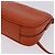 PRADA Accessory Pouch Saffiano leather Orange Gold Auth 200537V Golden - view 18
