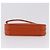 PRADA Accessory Pouch Saffiano leather Orange Gold Auth 200537V Golden - view 5