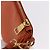 PRADA Accessory Pouch Saffiano leather Orange Gold Auth 200537V Golden - view 8