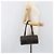 Céline Borsa a mano CELINE Macadam PVC Pelle Nero Tono Oro Auth 202048V - vista 23
