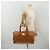 Bolsa Boston MCM Logogram Vicetos PVC Couro Marrom Dourado Auth 199670 - vista 22