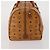 Bolsa Boston MCM Logogram Vicetos PVC Couro Marrom Dourado Auth 199670 - vista 3
