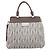 Borsa a mano Miu Miu Matelassé in pelle 2way Grigio Tono Oro Auth 199342A Marrone - vista 2