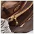 Borsa a mano Miu Miu Matelassé in pelle 2way Grigio Tono Oro Auth 199342A Marrone - vista 25