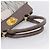 Borsa a mano Miu Miu Matelassé in pelle 2way Grigio Tono Oro Auth 199342A Marrone - vista 7