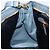 Borsa a mano PRADA Bonnie Large in pelle 2way Blu Oro Auth yk20726SAM D'oro - vista 25