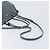 Borsa a mano PRADA Bonnie Large in pelle 2way Blu Oro Auth yk20726SAM D'oro - vista 8