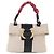 Bulgari Borsa a Mano BVLGARI Canvas 2way Beige Tono Oro Auth 202121A - vista 13
