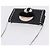Borsa a tracolla con catena FENDI in pelle nera e argento 8M0346 Auth 202140 Nero - vista 6