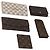 LOUIS VUITTON Monogram Damier Azur Wallet 5 Set LV Auth BA14277 Monogramma