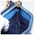 Borsa a tracolla Miu Miu in pelle blu e oro Auth 200087A D'oro - vista 24