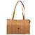 Borsa Tote MCM Vicetos Logogram PVC Leather Brown Gold Auth 198306 Marrone D'oro - vista 13