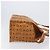 Borsa Tote MCM Vicetos Logogram PVC Leather Brown Gold Auth 198306 Marrone D'oro - vista 3