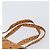 Borsa Tote MCM Vicetos Logogram PVC Leather Brown Gold Auth 198306 Marrone D'oro - vista 8
