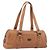 Céline Borsa a mano CELINE in pelle marrone argento Auth 199494A