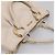 Borsa Miu Miu Vittero Dino Leather 2way Ivory Gold Auth 201929A D'oro Crudo - vista 6