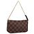 LOUIS VUITTON Damier Ebene Mini Pochette Accessory Pouch N58009 LV Auth 199474V