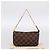 LOUIS VUITTON Damier Ebene Mini Pochette Accessory Pouch N58009 LV Auth 199474V - vista 12