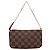 LOUIS VUITTON Damier Ebene Mini Pochette Accessory Pouch N58009 LV Auth 199474V - vista 2