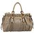 Borsa Miu Miu Vitellolux in pelle 2way Beige Tono Oro Auth 202112A - vista 13