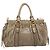 Borsa Miu Miu Vitellolux in pelle 2way Beige Tono Oro Auth 202112A - vista 2