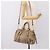 Borsa Miu Miu Vitellolux in pelle 2way Beige Tono Oro Auth 202112A - vista 23