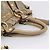 Borsa Miu Miu Vitellolux in pelle 2way Beige Tono Oro Auth 202112A - vista 7