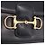 Céline Borsa a tracolla CELINE Horsebit in pelle nera e oro Auth 197762A Nero D'oro - vista 18