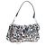 Christian Dior Saddle Bag Wool Sequins Multicolor Silver Auth yk20712SM