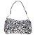 Christian Dior Saddle Bag Wool Sequins Multicolor Silver Auth yk20712SM - view 2