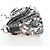 Christian Dior Saddle Bag Wool Sequins Multicolor Silver Auth yk20712SM - view 3