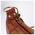 Borsa a tracolla MCM Vicetos in pelle marrone tono oro Auth BA15404 - vista 10