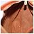 Borsa a tracolla MCM Vicetos in pelle marrone tono oro Auth BA15404 - vista 18