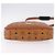 Borsa a tracolla MCM Vicetos in pelle marrone tono oro Auth BA15404 - vista 5