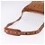 Borsa a tracolla MCM Vicetos in pelle marrone tono oro Auth BA15404 - vista 7