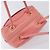Borsa a mano LOEWE in pelle rosa tono oro Auth 200810V - vista 6