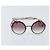 Gafas de sol degradadas de triple cadena CHANEL COCO Mark Pearl, plástico, Wine Red Silver CC Auth SW2690M Plata Burdeos - vista 13